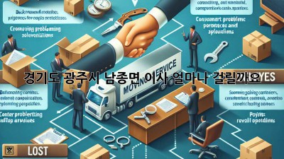 경기도 광주시 남종면 이사, 얼마나 걸릴까요?